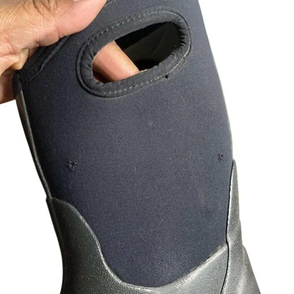 Bogs Kid's York Black Classic High Insulated Waterproof Boots